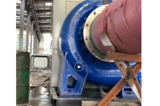 兰州魏嘉生物科技有限公司流量5100立方大型柴油机混流泵机组测试中